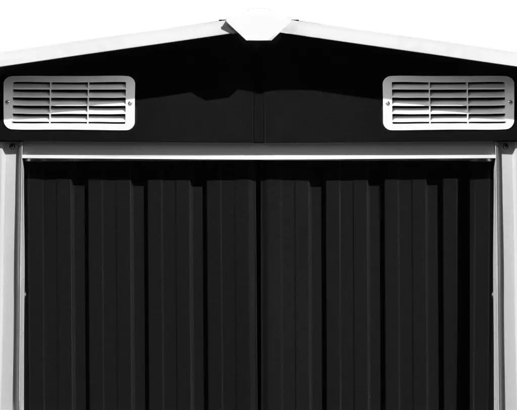 Casuta gradina VidaXL 143354 257x580x181 (Anthracite)