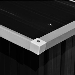 Casuta gradina VidaXL 143354 257x580x181 (Anthracite) Thumb
