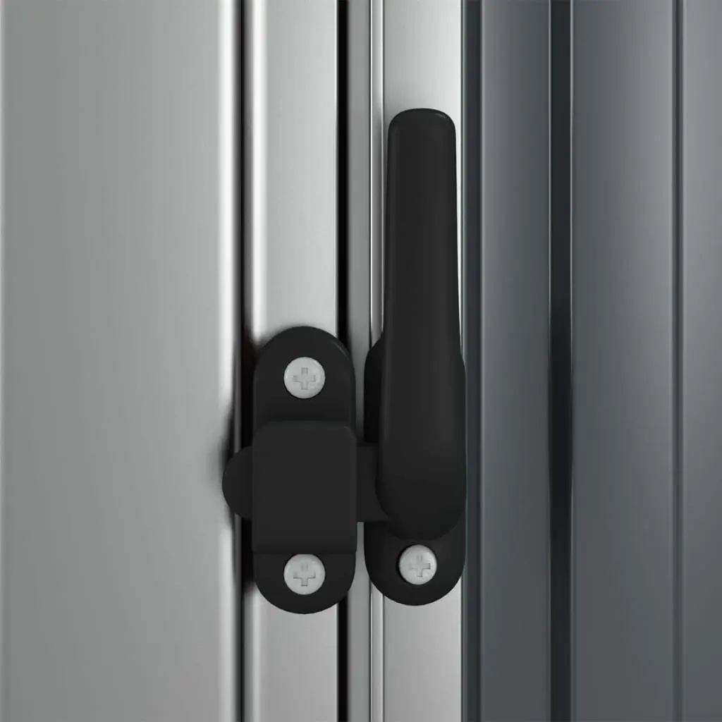 Casuta gradina VidaXL 150900 118.5x97x209.5 (Grey)