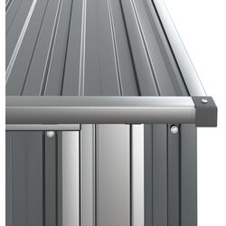 Casuta gradina VidaXL 150900 118.5x97x209.5 (Grey) Thumb