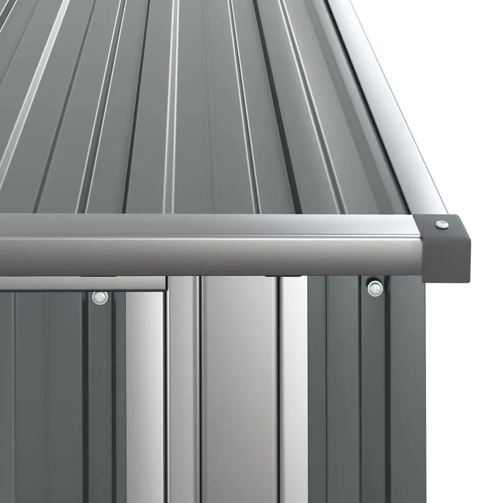 Casuta gradina VidaXL 150900 118.5x97x209.5 (Grey)