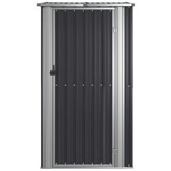 Casuta gradina VidaXL 150901 118.5x97x209.5 (Anthracite) Thumb