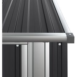 Casuta gradina VidaXL 150901 118.5x97x209.5 (Anthracite) Thumb