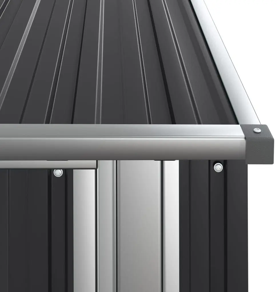 Casuta gradina VidaXL 150901 118.5x97x209.5 (Anthracite)