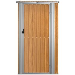 Casuta gradina VidaXL 150902 118.5x97x209.5 (Natural) Thumb