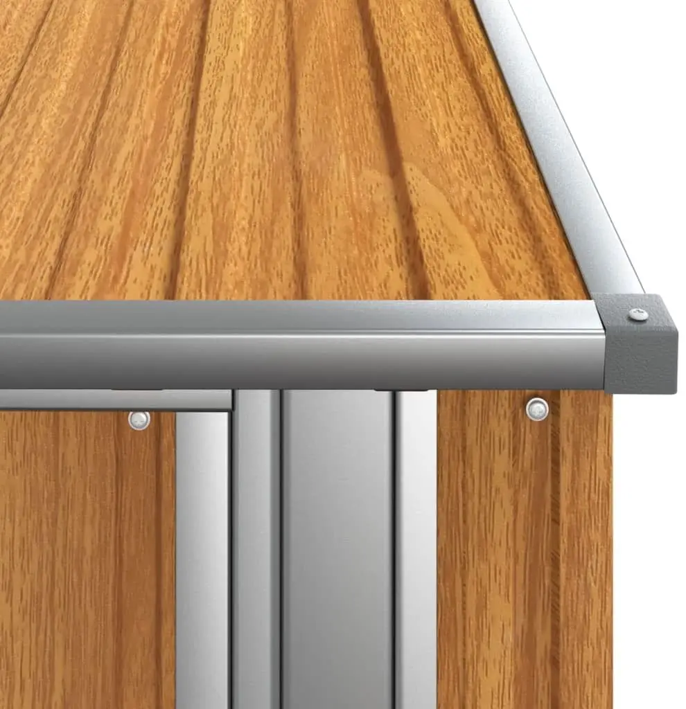 Casuta gradina VidaXL 150902 118.5x97x209.5 (Natural)