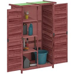 Сарай-хозблок VidaXL 172242 83x57x140 (Mocha) Thumb
