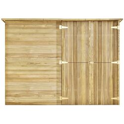 Casuta gradina VidaXL 3059875 232х110х170 (Natural) Thumb