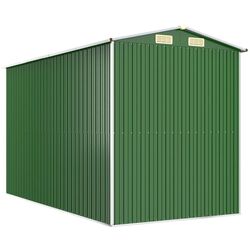 Сарай-хозблок VidaXL 3147429 192x357x223 (Green) Thumb