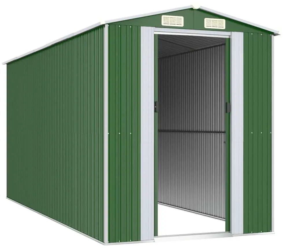 Сарай-хозблок VidaXL 3147430 192x440x223 (Green)