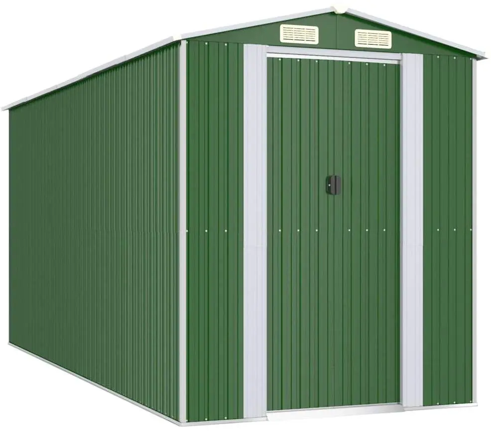 Сарай-хозблок VidaXL 3147430 192x440x223 (Green)