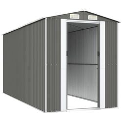 Сарай-хозблок VidaXL 3147441 192x440x223 (Grey) Thumb