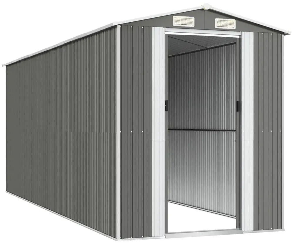 Сарай-хозблок VidaXL 3147442 192x523x223 (Grey)