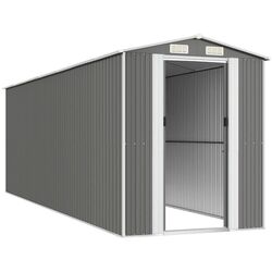 Casuta gradina VidaXL 3147443 192x606x223 (Grey) Thumb