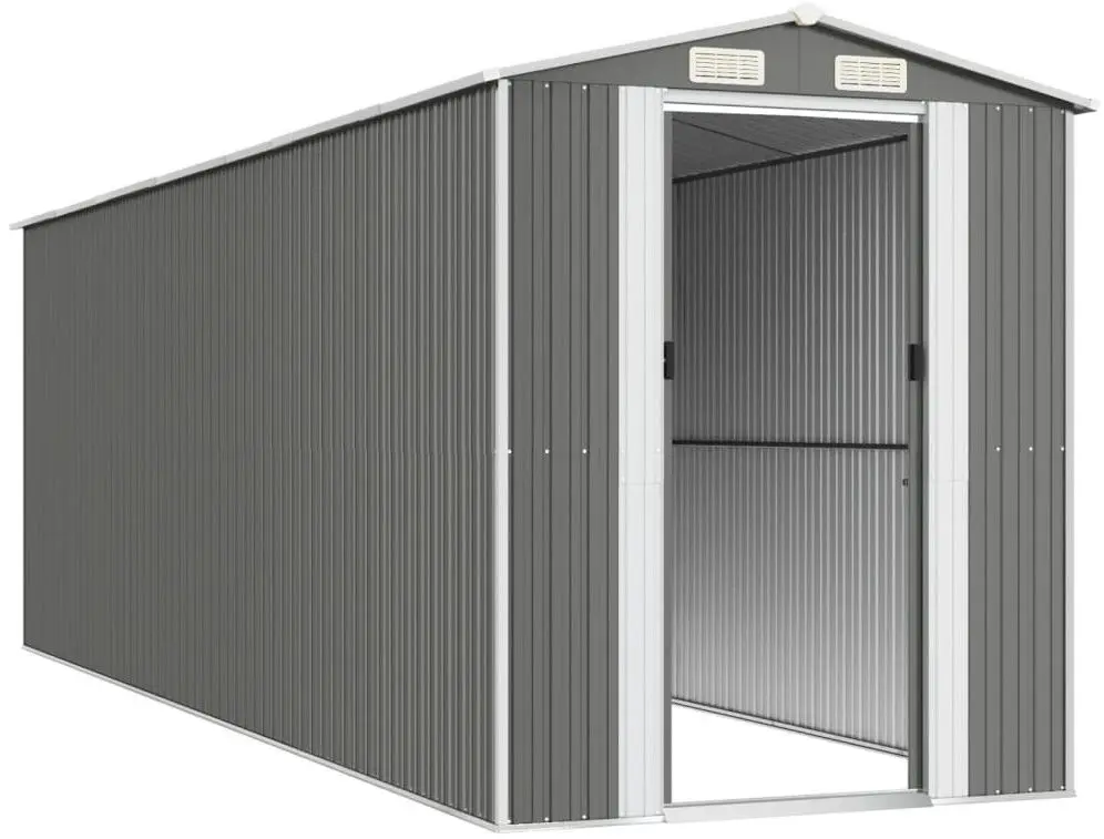 Casuta gradina VidaXL 3147443 192x606x223 (Grey)