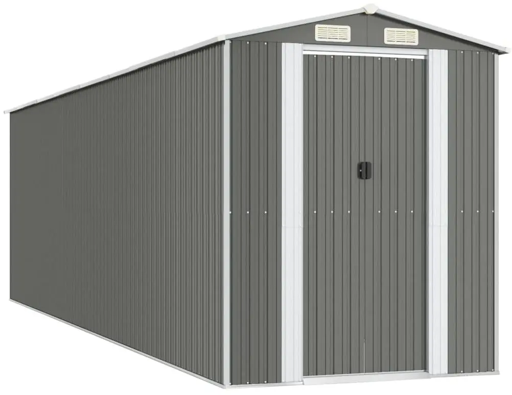 Casuta gradina VidaXL 3147444 192x689x223 (Grey)