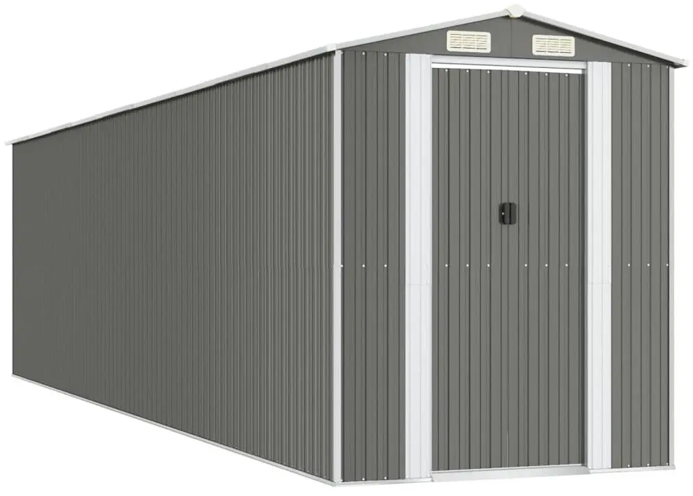 Casuta gradina VidaXL 3147445 192x772x223 (Grey)