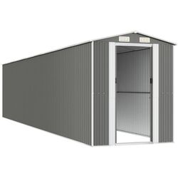 Сарай-хозблок VidaXL 3147447 192x938x223 (Grey) Thumb