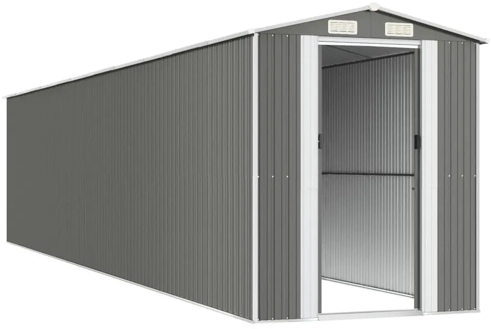 Сарай-хозблок VidaXL 3147447 192x938x223 (Grey)