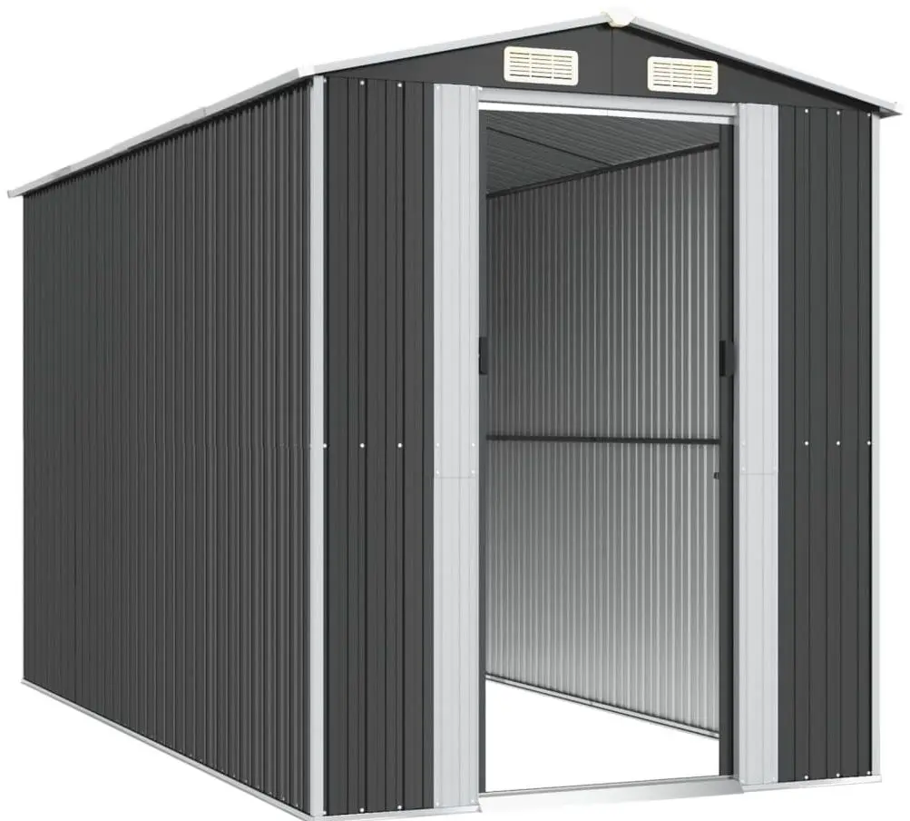 Сарай-хозблок VidaXL 3147451 192x357x223 (Anthracite)