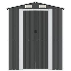 Сарай-хозблок VidaXL 3147452 192x440x223 (Anthracite) Thumb