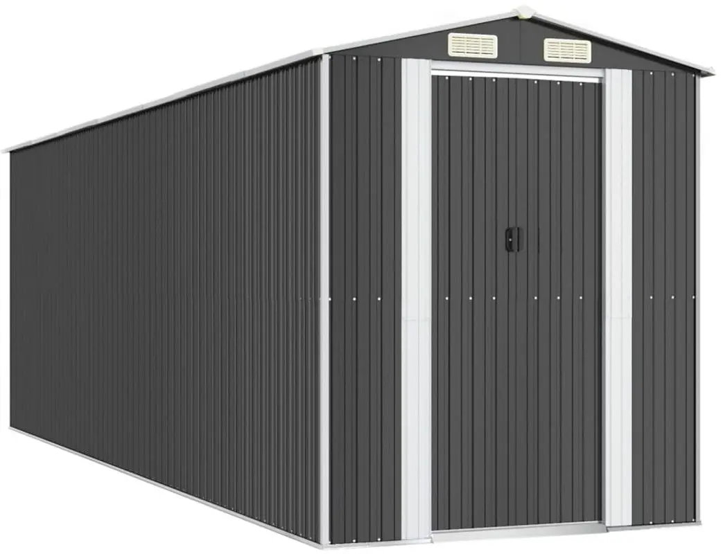 Сарай-хозблок VidaXL 3147454 192x606x223 (Anthracite)