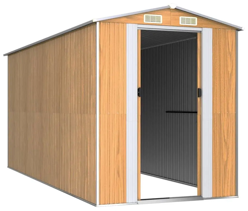 Сарай-хозблок VidaXL 3147474 192x440x223 (Light Brown)