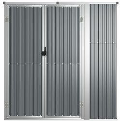 Casuta gradina VidaXL 316210 161x89x161 (Grey) Thumb