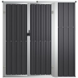 Casuta gradina VidaXL 316211 161x89x161 (Anthracite) Thumb