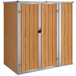 Casuta gradina VidaXL 316212 161x89x161 (Natural)