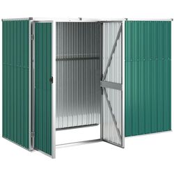 Сарай-хозблок VidaXL 316213 225x89x161 (Green) Thumb