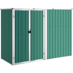 Casuta gradina VidaXL 316213 225x89x161 (Green)