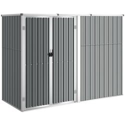Casuta gradina VidaXL 316214 225x89x161 (Grey)