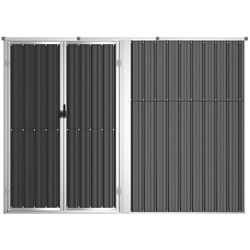 Casuta gradina VidaXL 316215 225x89x161 (Anthracite) Thumb