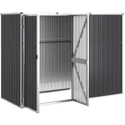 Casuta gradina VidaXL 316215 225x89x161 (Anthracite) Thumb