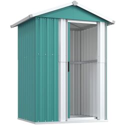 Сарай-хозблок VidaXL 316233 126x97.5x177 (Green) Thumb