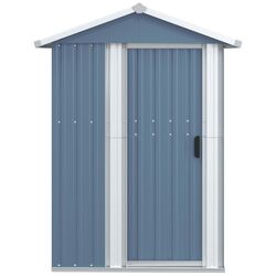 Сарай-хозблок VidaXL 316234 126x97.5x177 (Grey) Thumb