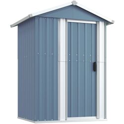 Casuta gradina VidaXL 316234 126x97.5x177 (Grey)