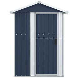 Сарай-хозблок VidaXL 316235 126x97.5x177 (Anthracite) Thumb