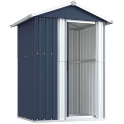 Сарай-хозблок VidaXL 316235 126x97.5x177 (Anthracite) Thumb