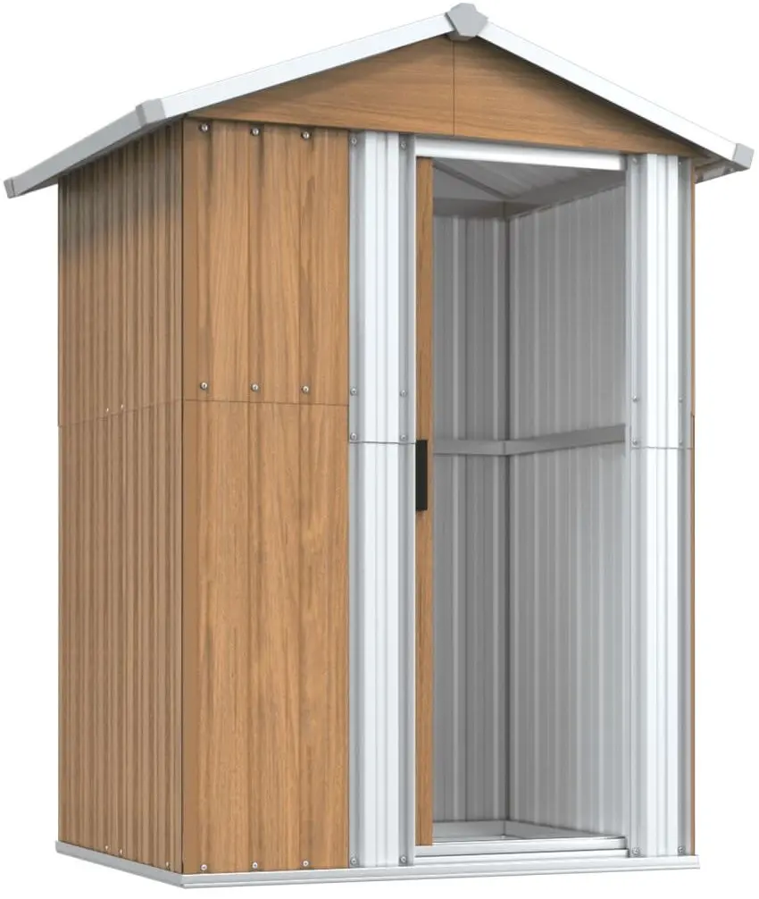 Сарай-хозблок VidaXL 316236 126x97.5x177 (Natural)