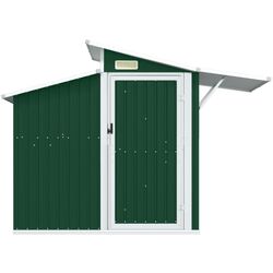 Сарай-хозблок VidaXL 316242 270x130x208.5 (Green) Thumb