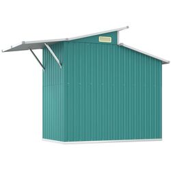 Сарай-хозблок VidaXL 316242 270x130x208.5 (Green) Thumb