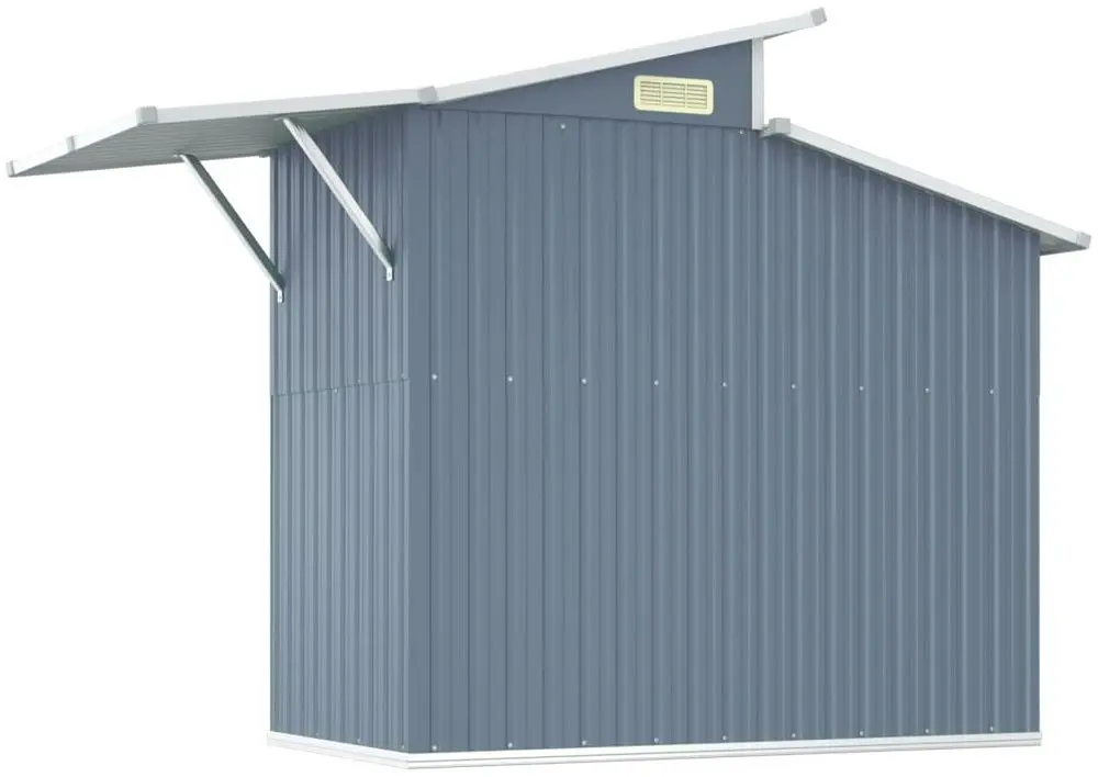 Casuta gradina VidaXL 316243 270x130x208.5 (Grey) - 5