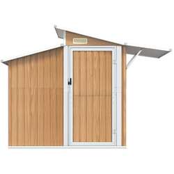 Сарай-хозблок VidaXL 316245 270x130x208.5 (Brown) Thumb