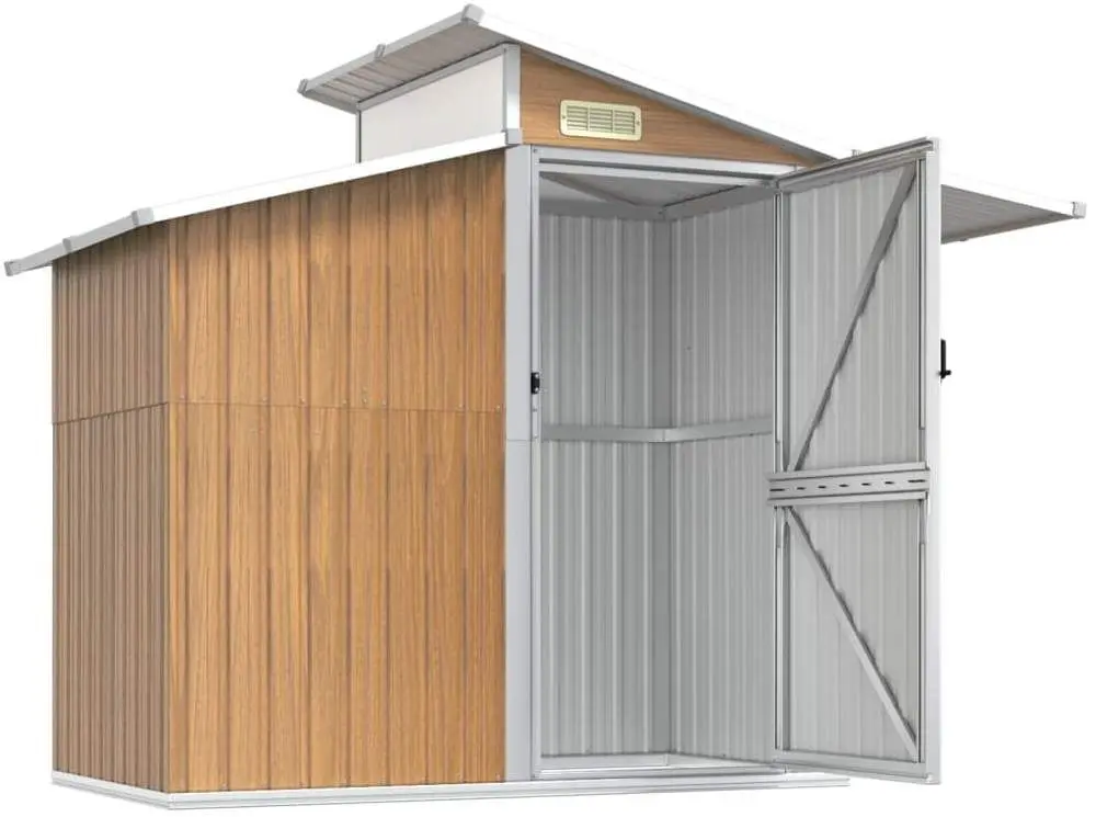 Сарай-хозблок VidaXL 316245 270x130x208.5 (Brown)