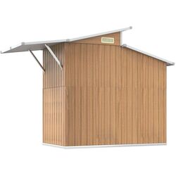 Сарай-хозблок VidaXL 316245 270x130x208.5 (Brown) Thumb