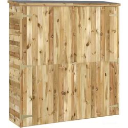 Casuta gradina VidaXL 318198 163x50x171 (Natural)