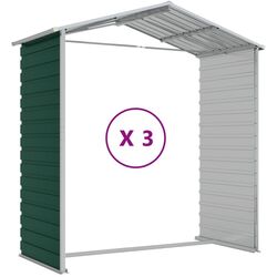 Сарай-хозблок VidaXL 3188233 191x300x198 (Green) Thumb