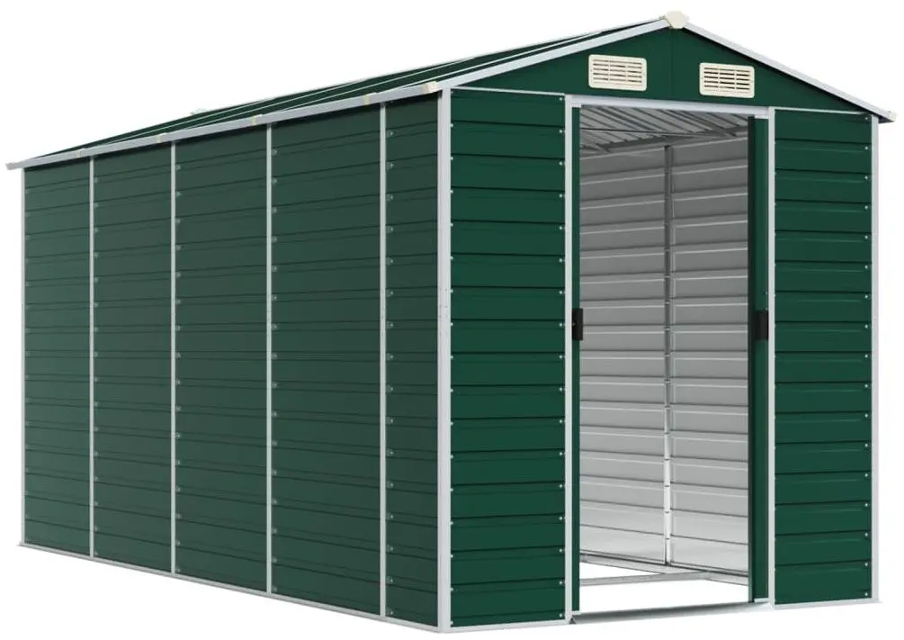 Сарай-хозблок VidaXL 3188234 191x385x198 (Green)